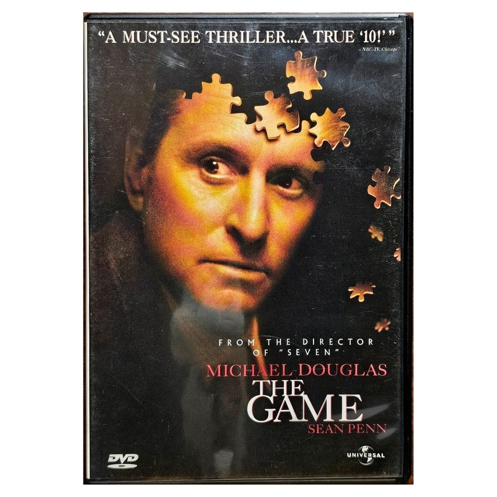 Game DVD 1997 Michael Douglas Sean Penn David Fincher Thriller Film Universal